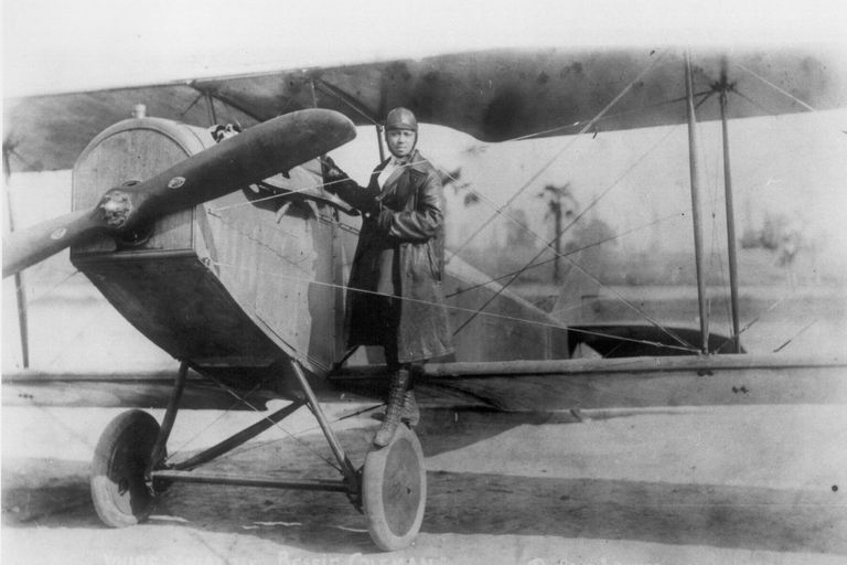 Bessie Coleman, African American Woman Pilot