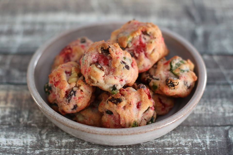 Fruitcake Cookies With Candied Nuts Recipe