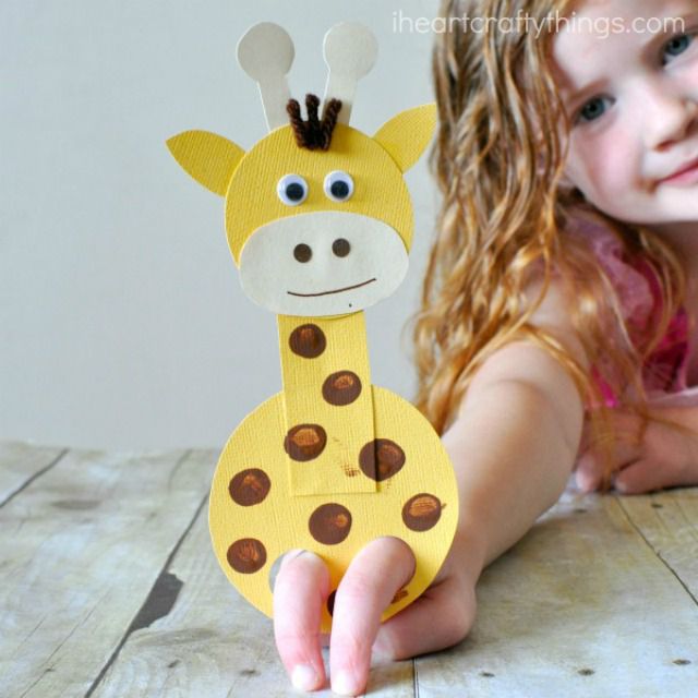 animal finger puppets craft