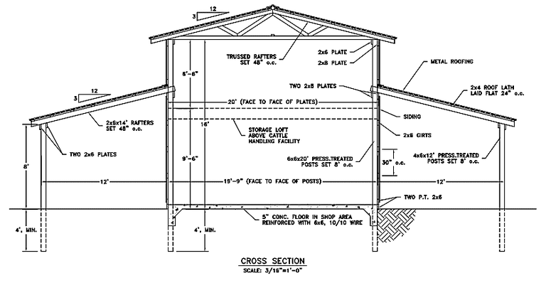 6 Free Barn Plans