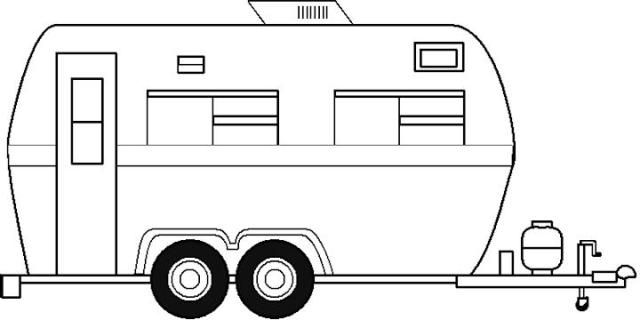  Camper Coloring Pages for Kids