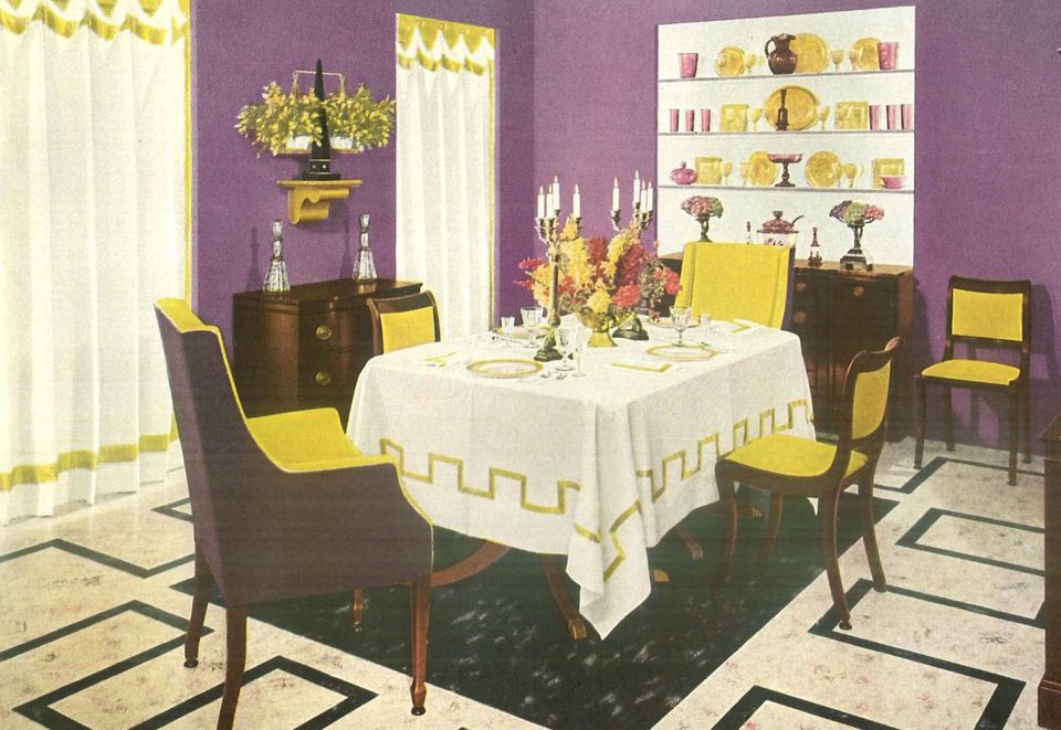 1940s small dining room