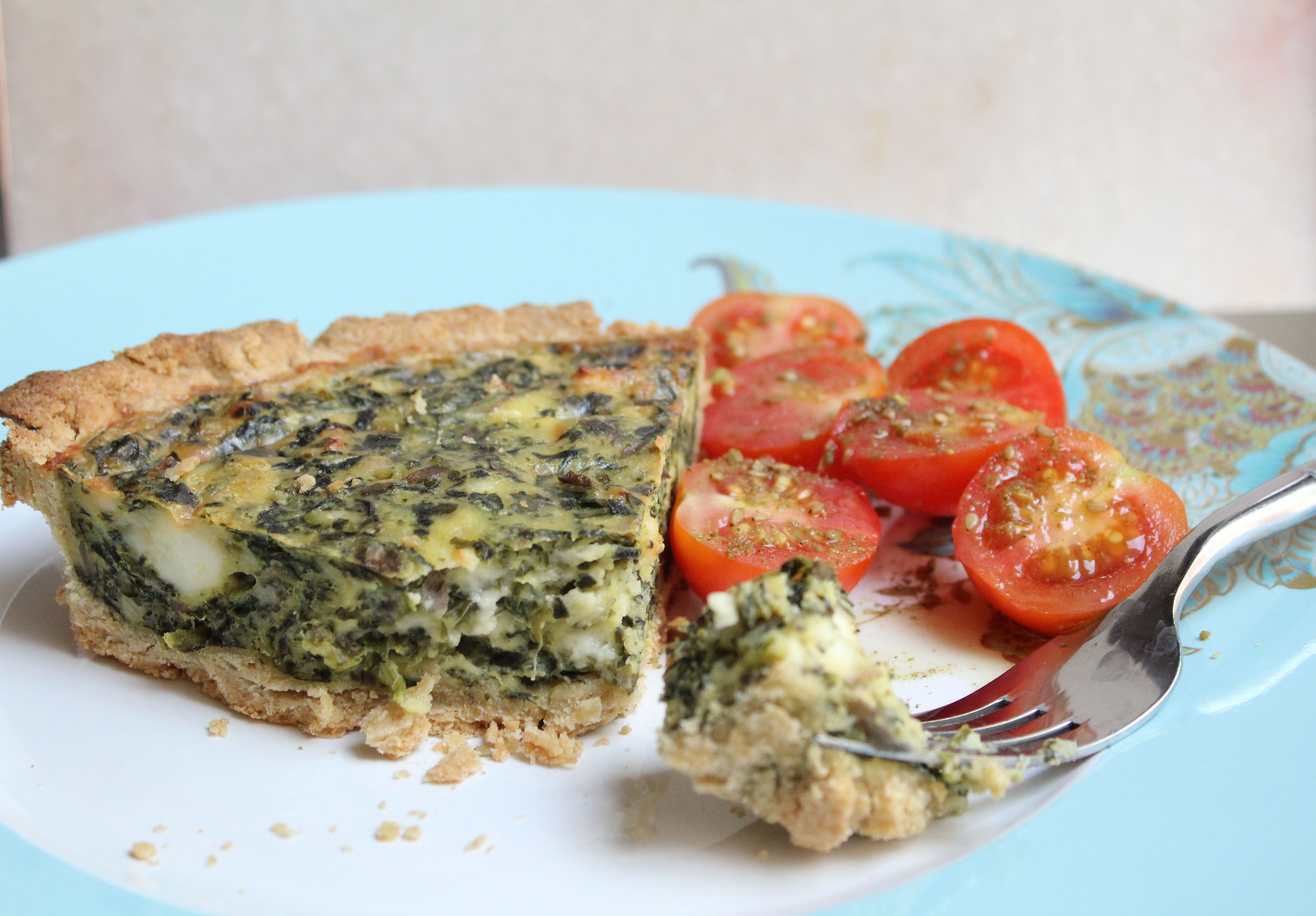 Spinach, Feta, and Mushroom Pie Recipe