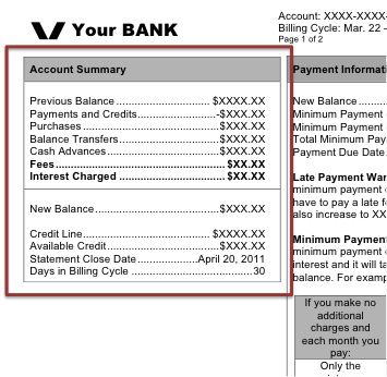 debit form dispute visa Statement Card Credit Monthly Walkthrough