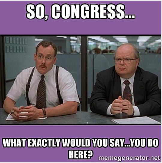 Funny Congress Jokes, Memes and Cartoons