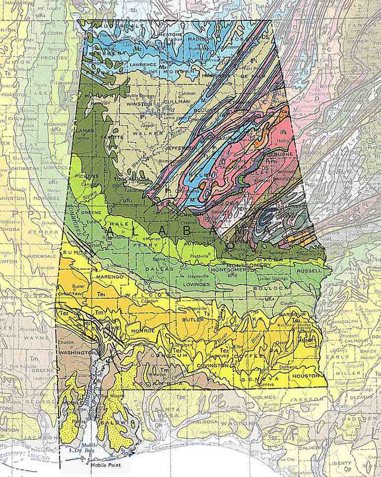 Geologic Maps Of The 50 United States