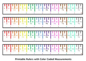 92 free printable rulers in actual size