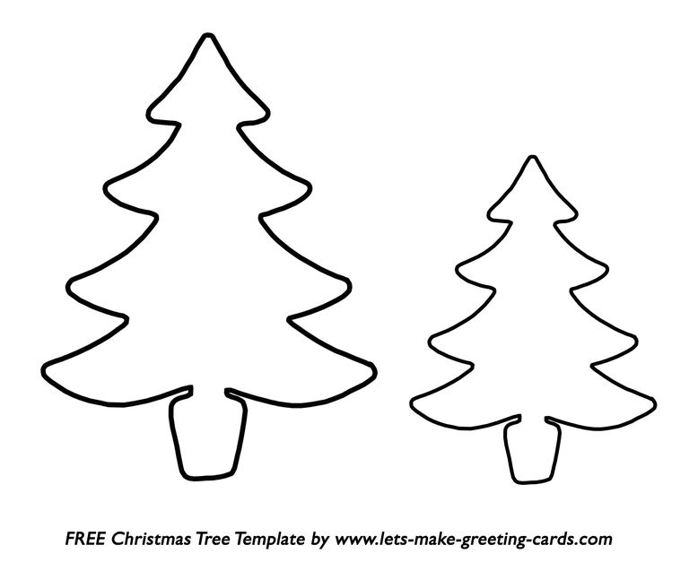 37 Christmas Tree Templates In All Shapes and Sizes