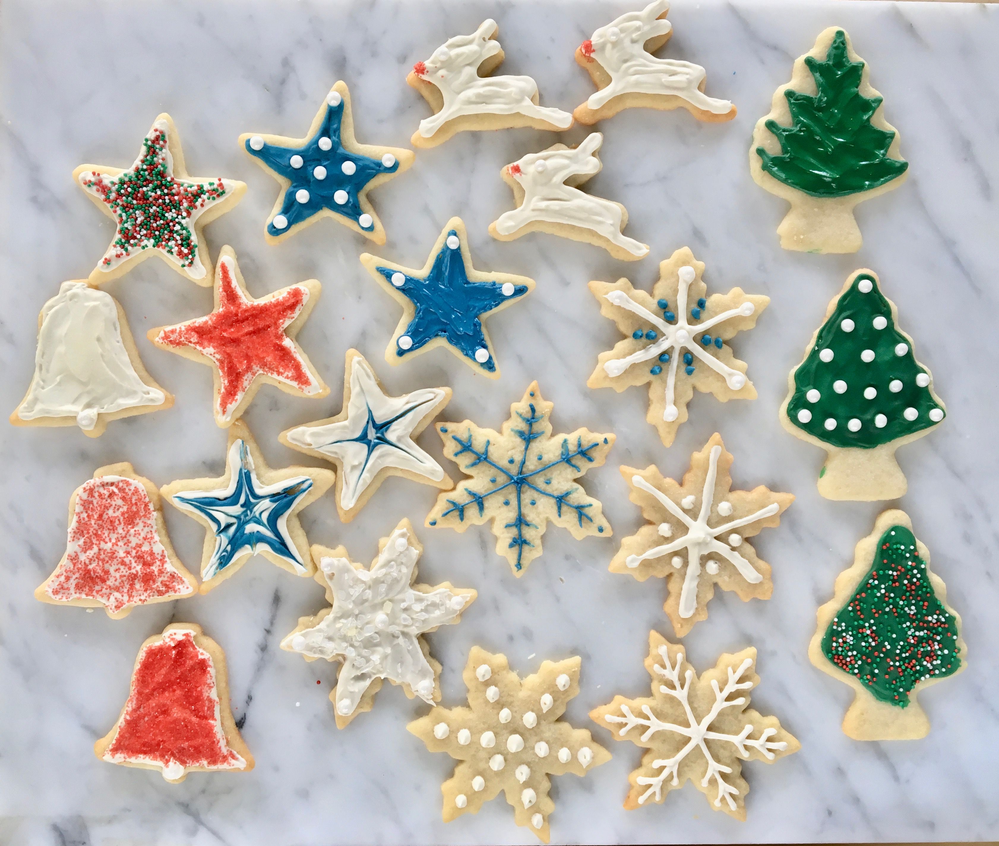 Pictures Of Christmas Cookies Decorated  Decorated Christmas Cutout