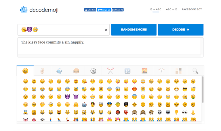 emoji translator app