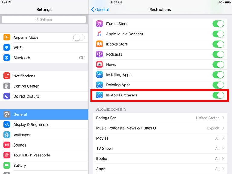 How to Turn Off In-App Purchases on an iPhone 6 - Solve Your Tech