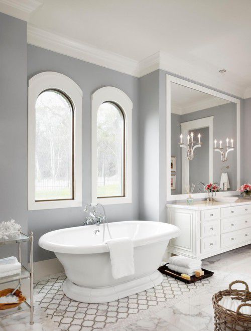 25 Beautiful Gray Bathrooms