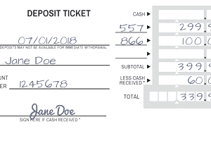 deposit slip example nedbank Deposit Five Doubts Slip slip examples deposit About