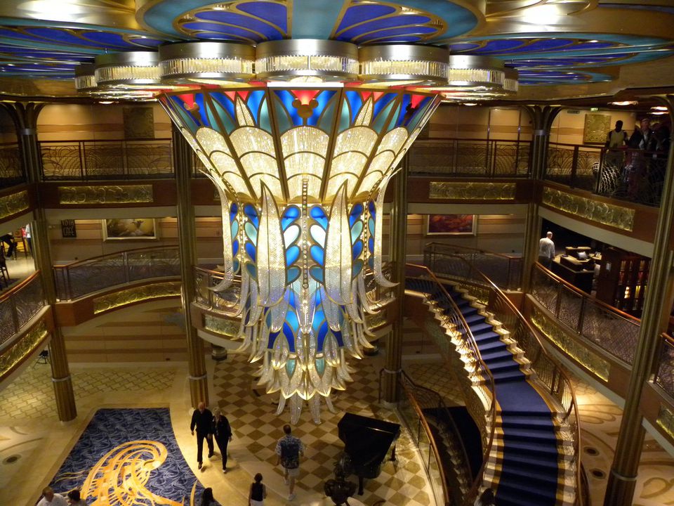 Disney Dream Interiors and Indoor Common Areas