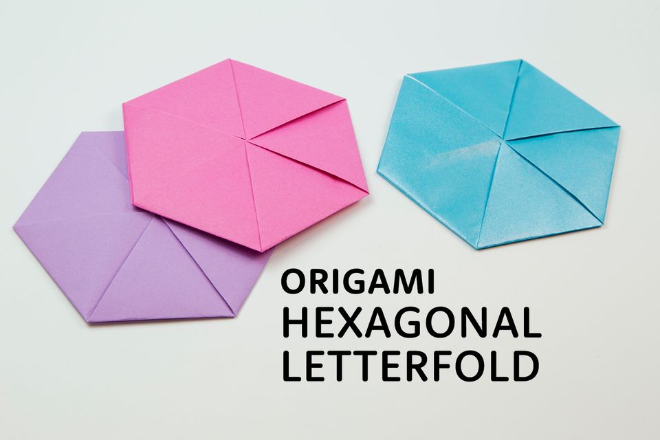 Make a Origami Hexagonal Letterfold Using A4 Paper!