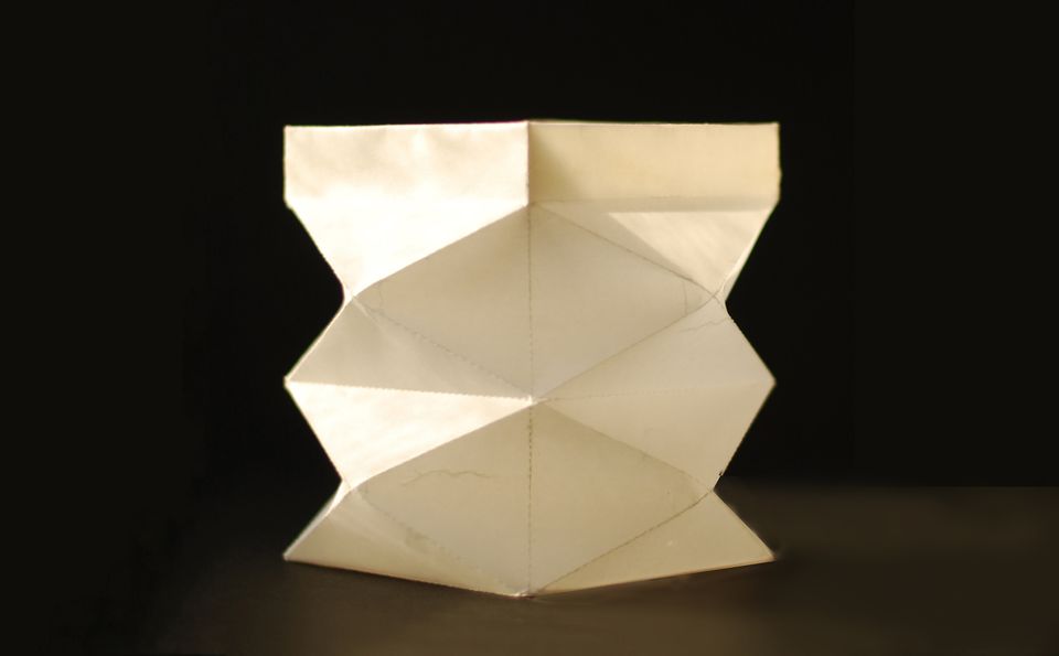 How to Make a Pretty Folded Square Paper Lantern