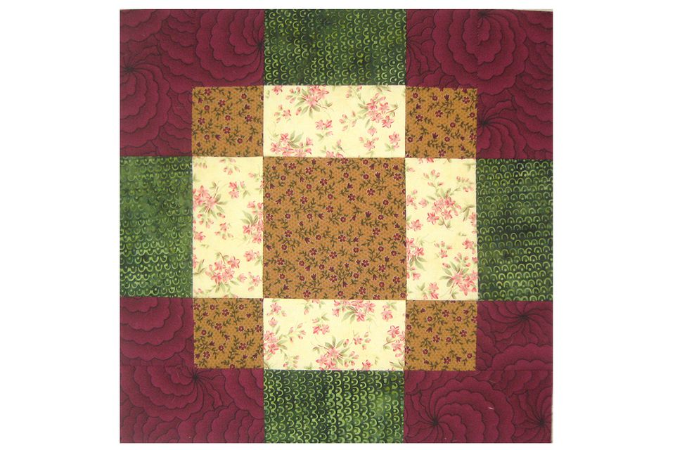 Antique Tile Quilt Block Pattern