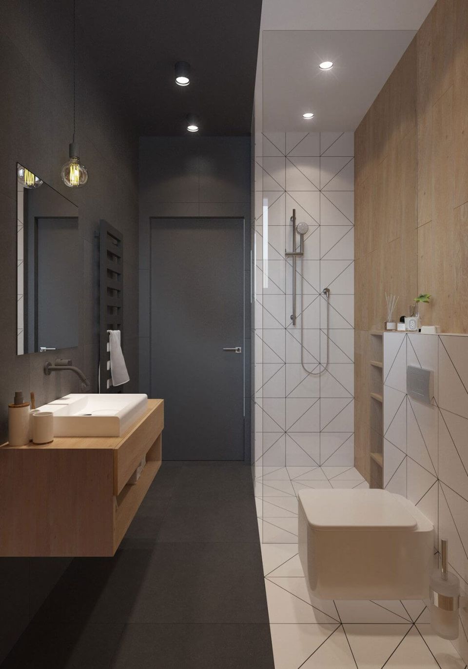 11 ScandinavianStyle Bathrooms