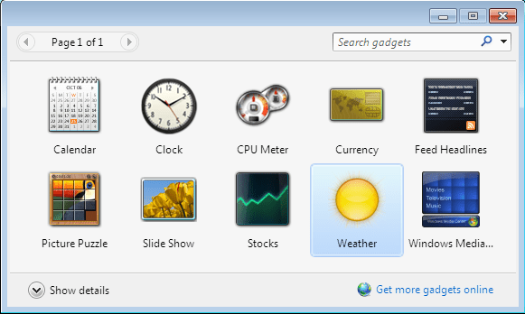 add gadgets windows 7 download