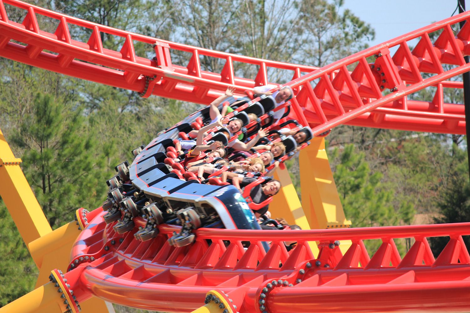 The Attraction Of Carowinds Amusement Park In Charlotte