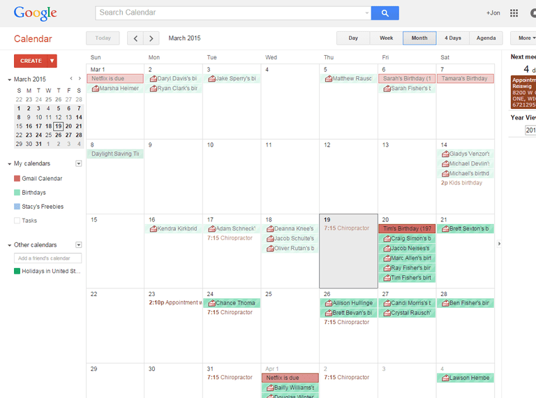 google calendar app chrome webstore