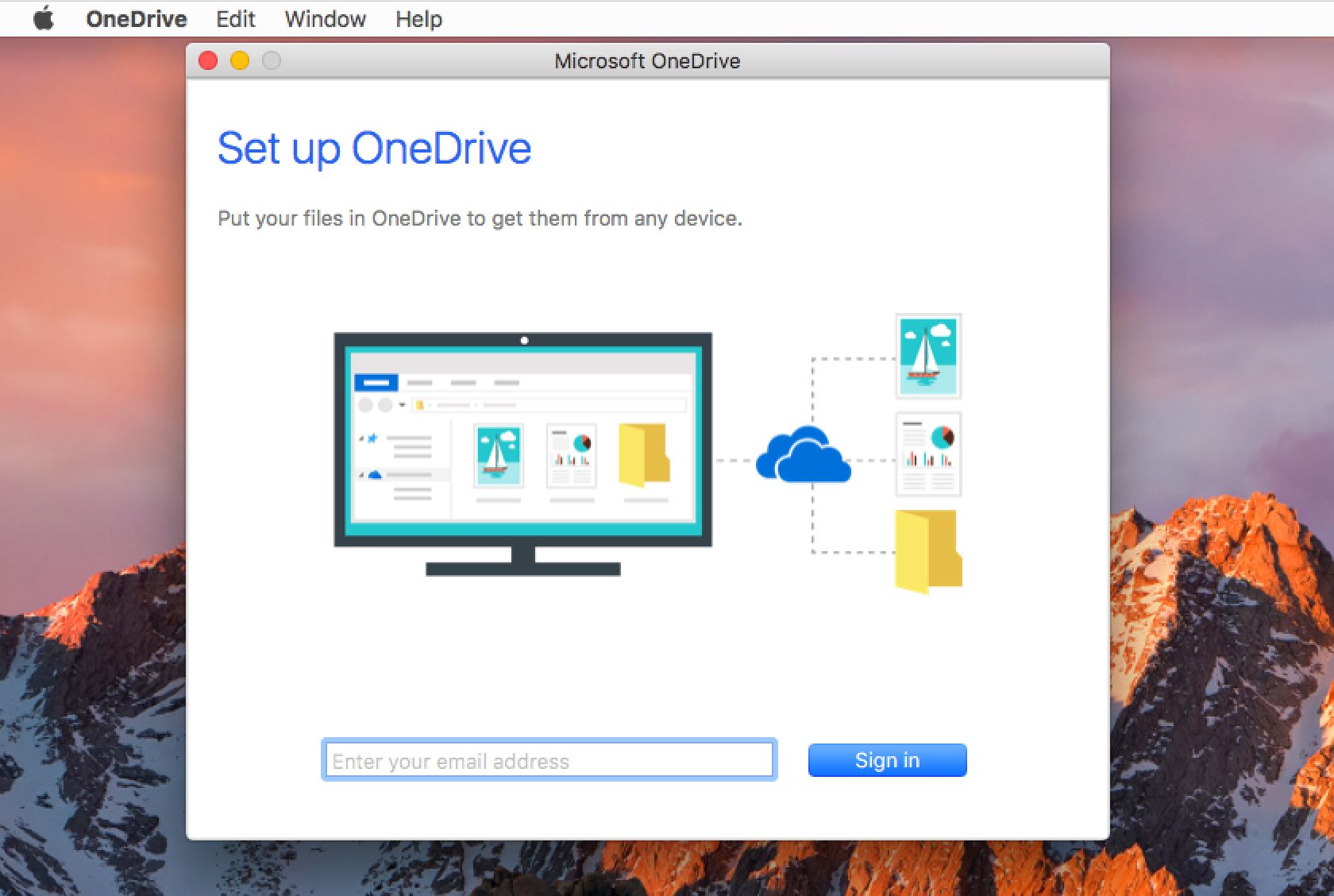 microsoft onedrive download mac