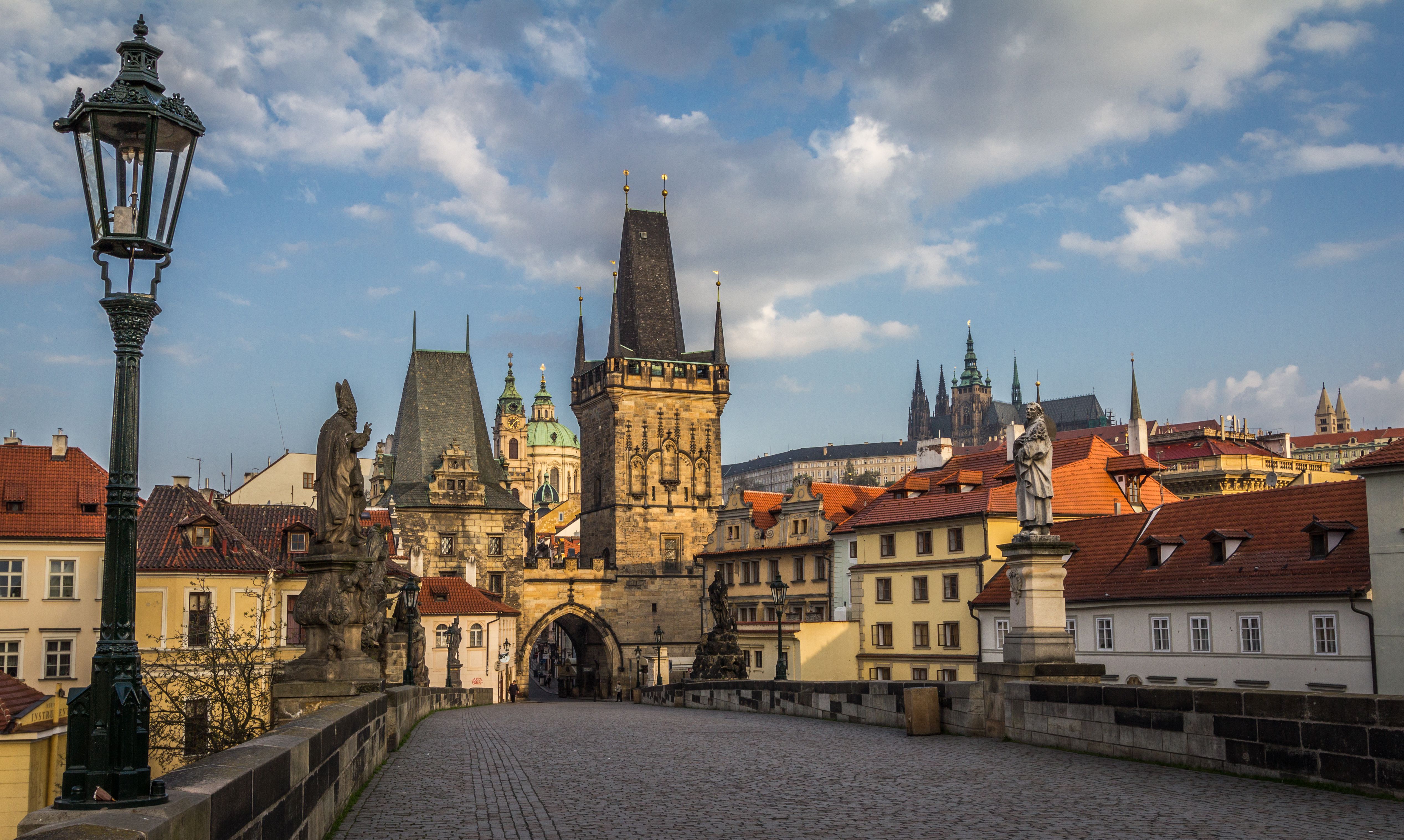 Czech Republic  Prague  View Of Mala Strana Bridge Tower And Prague Castle From Charles Bridge 543346039 5967fbaf3df78c57f499c5fb 