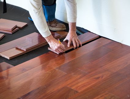 install cement board over hardwood floor