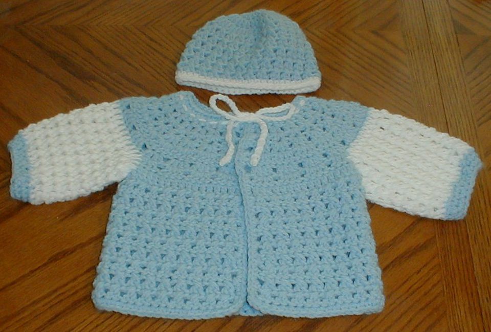 15 Free Baby Sweater Crochet Patterns