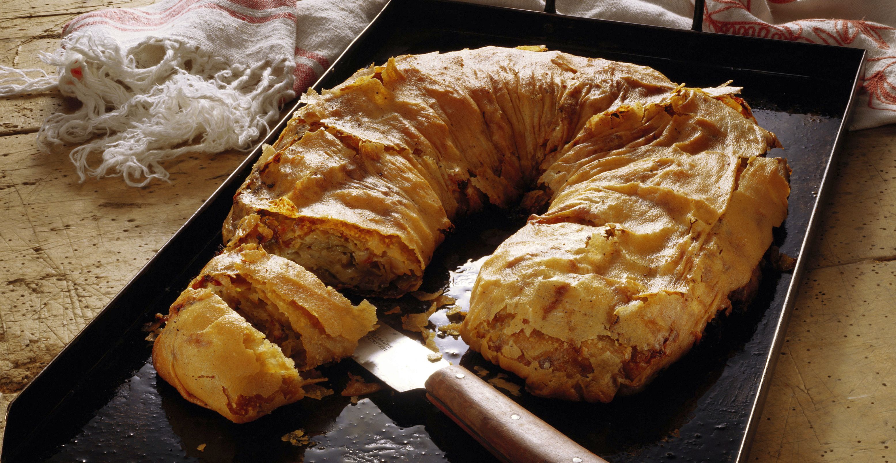 appetizers with made wine Cabbage Recipe Croatian Savory Strudel