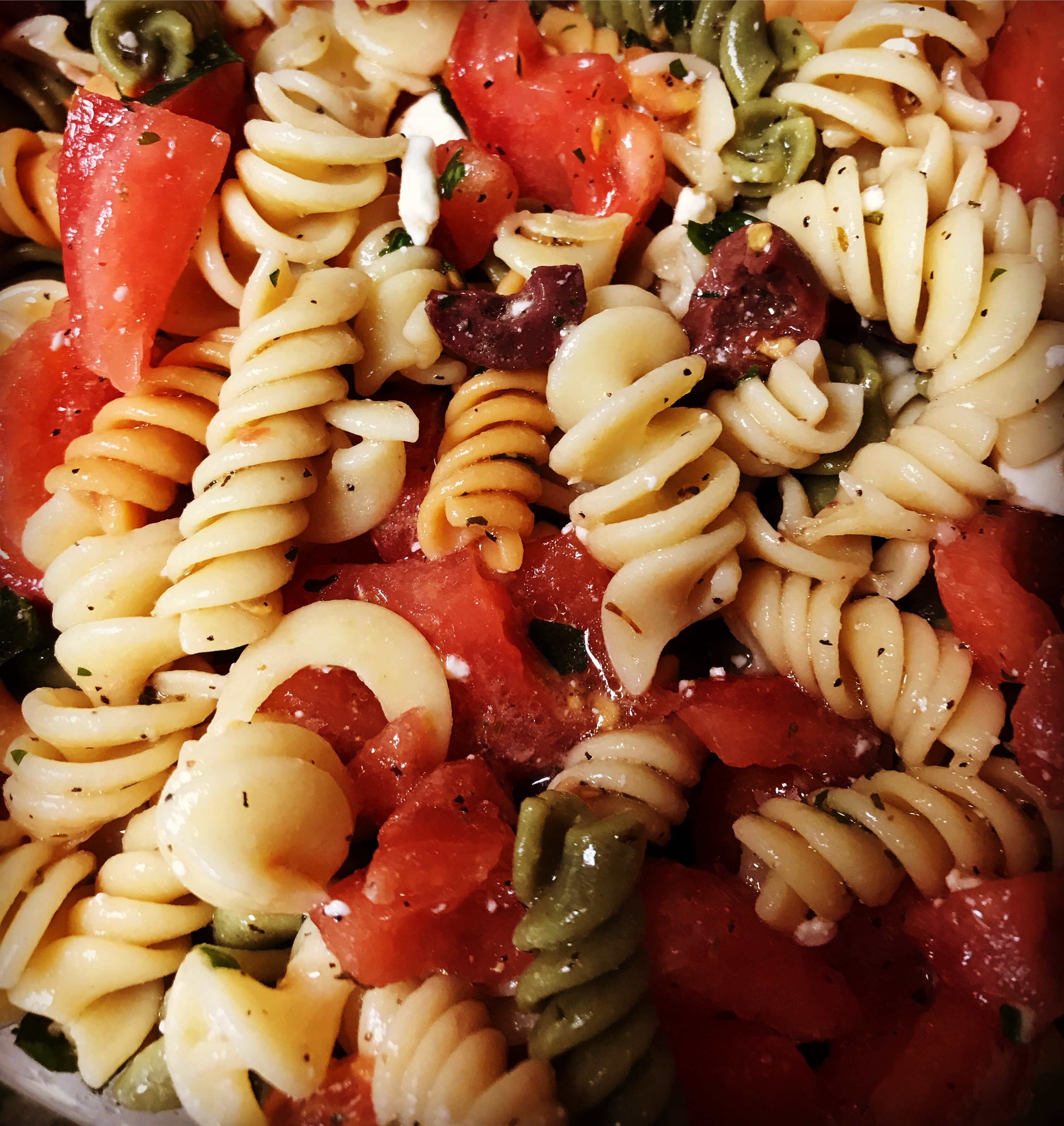 Easy Vegetarian and Vegan Italian Pasta Salad Recipe