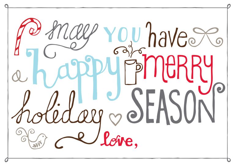 Free, Printable Christmas Cards to Send to Everyone