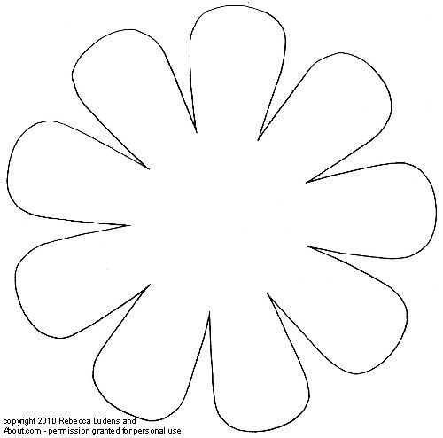 flower patterns and templates for scrapbooking