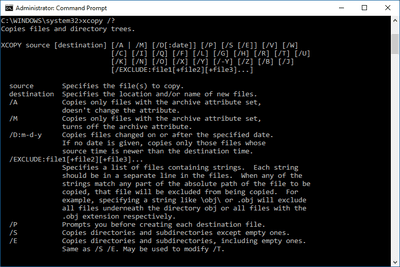 Ms dos commands windows 10