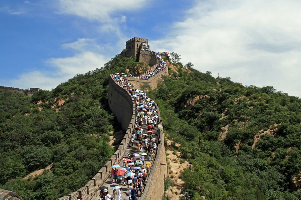 The Most Crowded Places  in China 