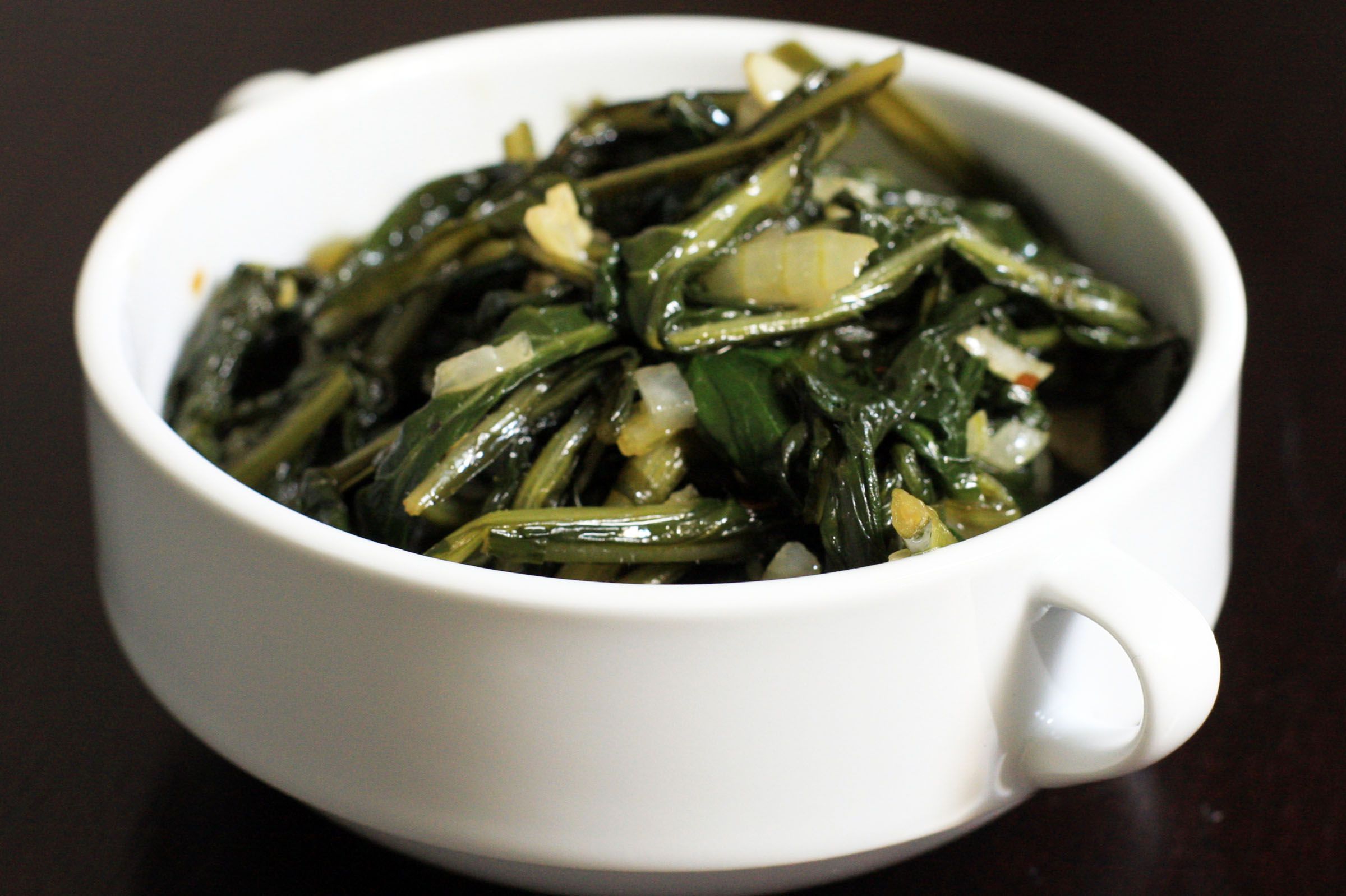 Dandelion Greens with Garlic Recipe