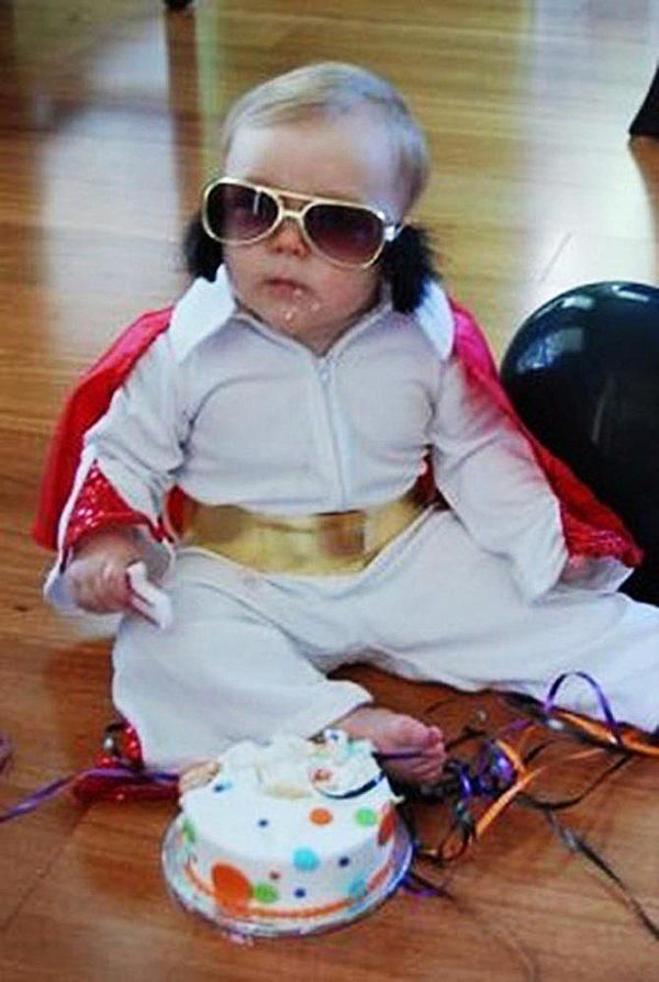 Image for funny baby in costume