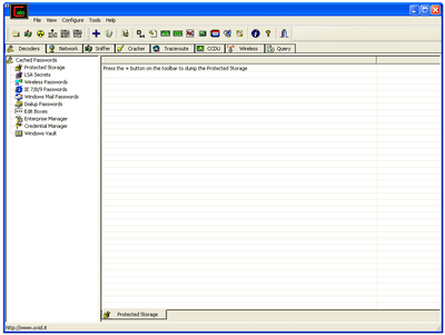 Screenshot of Cain & Abel v4.9.56