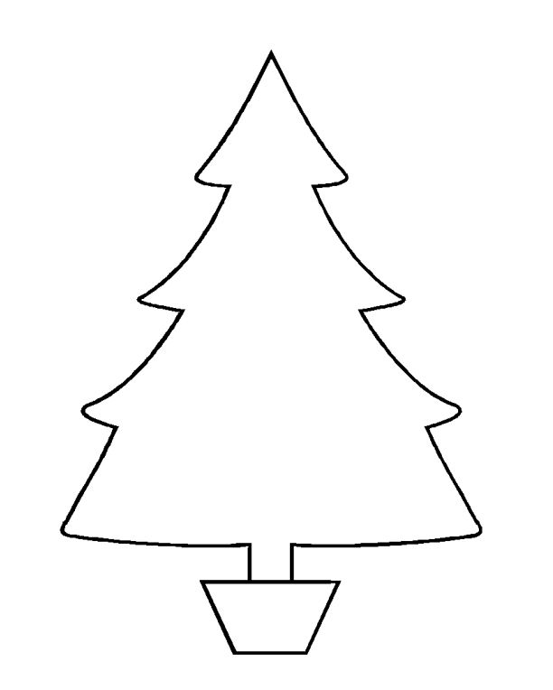 Christmas Tree Template 2