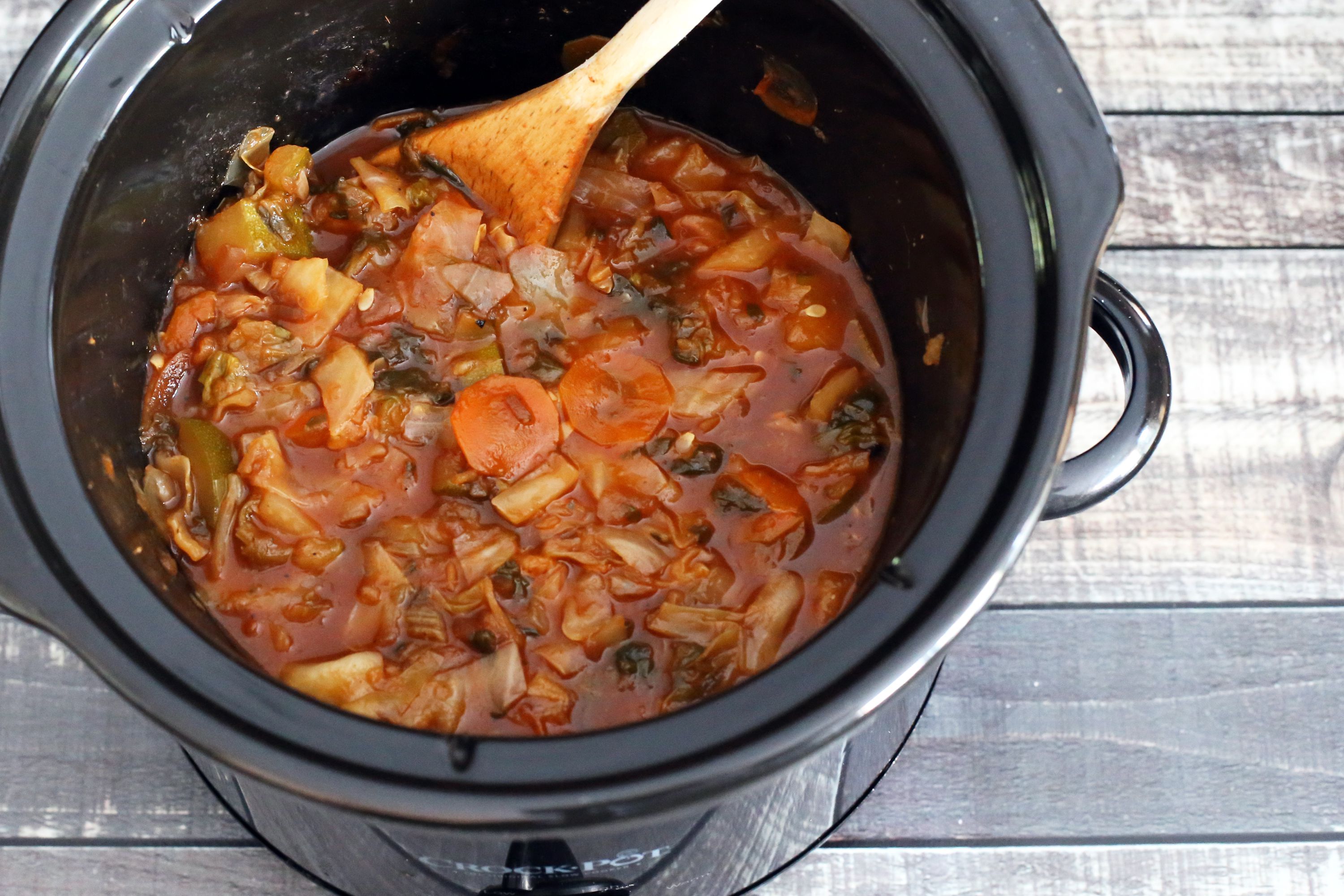 Healthy Crock Pot Cabbage Soup Recipe