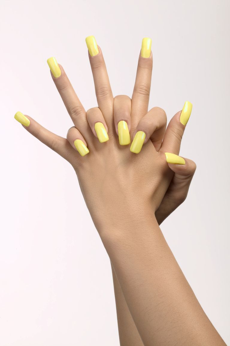 woman with long fingernails