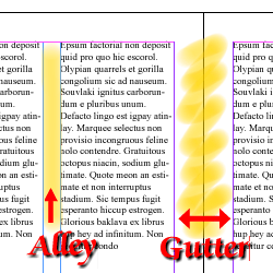 Column gutter в индизайн что означает