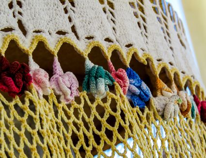 Download Offset Shell Crocheted Prayer Shawl Pattern