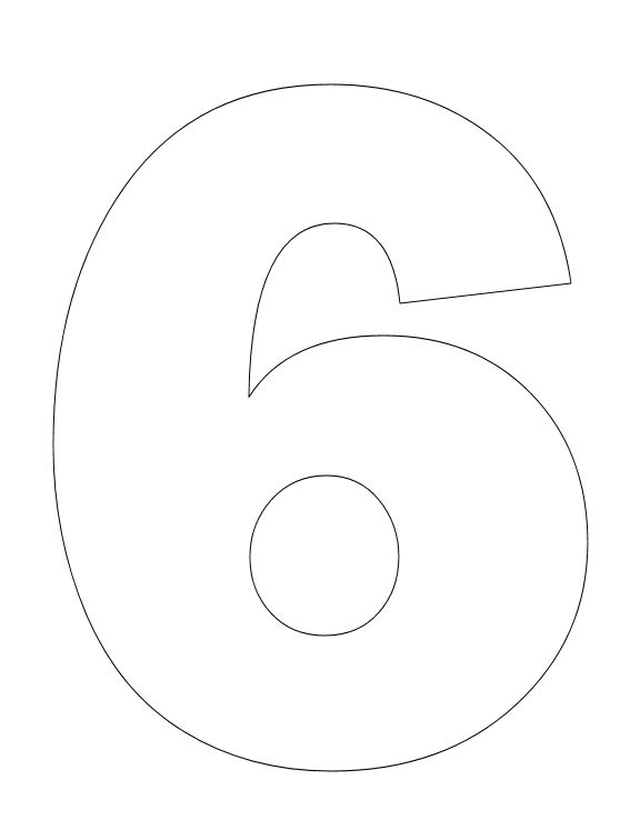 number pictures to color