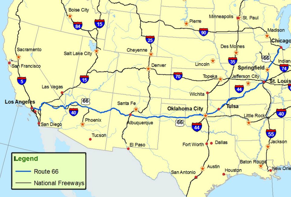 Maps Of Route 66 Plan Your Road Trip