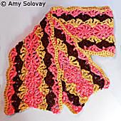 Download Lacy Treble Crochet Shell Stitch Scarf Pattern