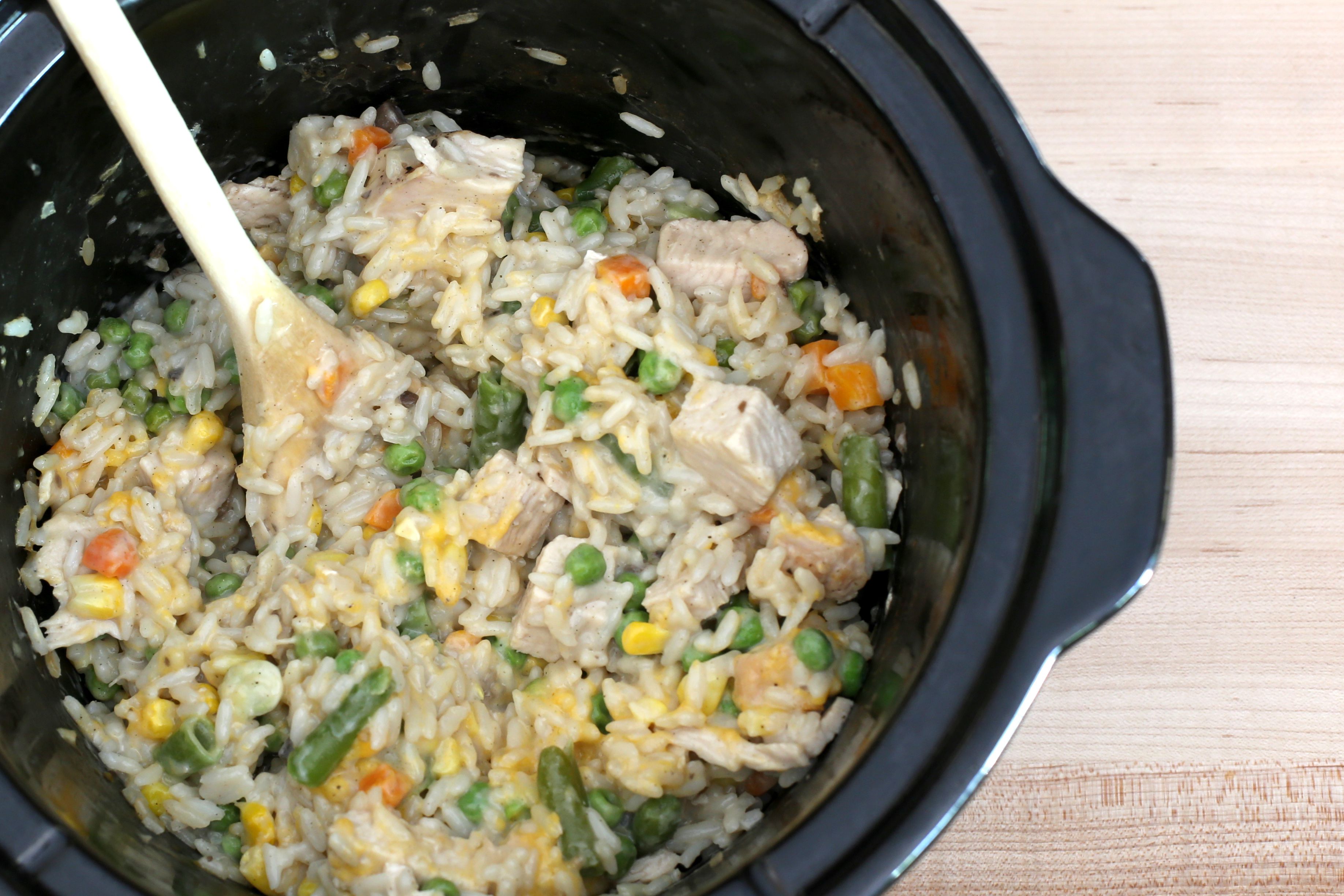 Crock Pot Turkey and Rice Casserole Recipe