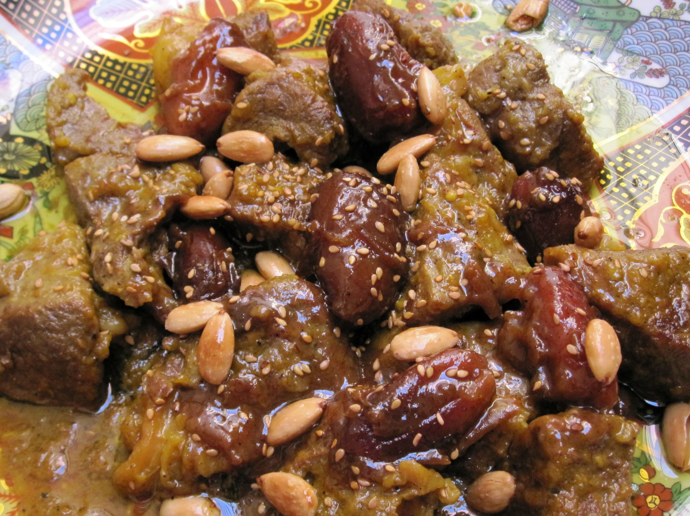 Moroccan Lamb or Beef Tagine with Dates Recipe