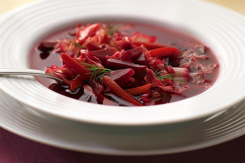 Beet and Cabbage Borscht