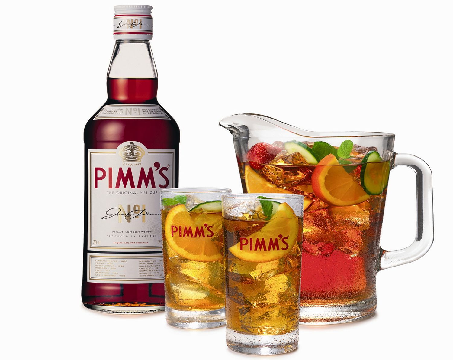 what is pimms made of